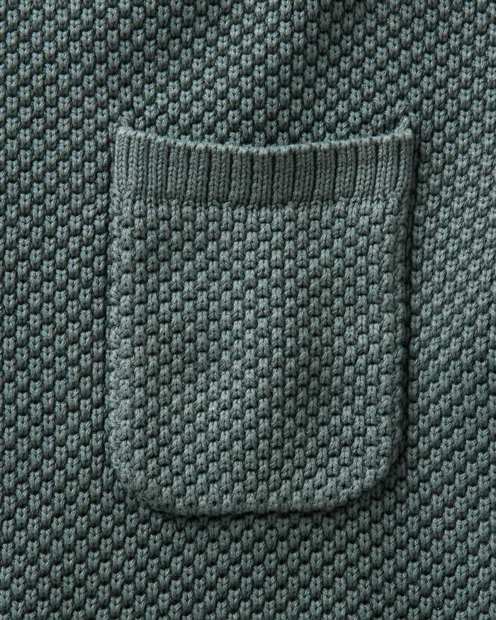The Crawford Crew Sweater in Faded Spruce