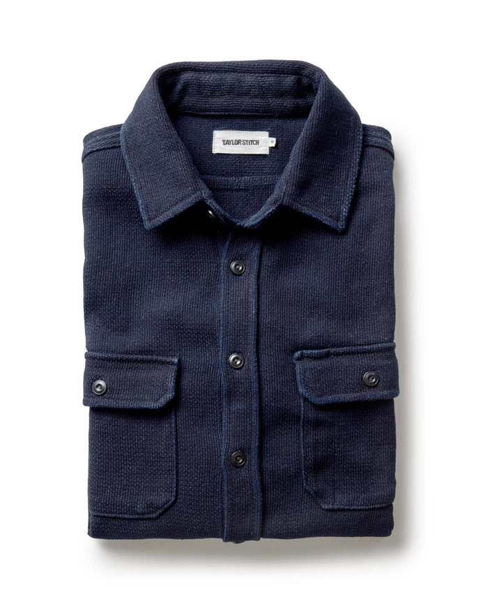 The Division Shirt in Rinsed Indigo
