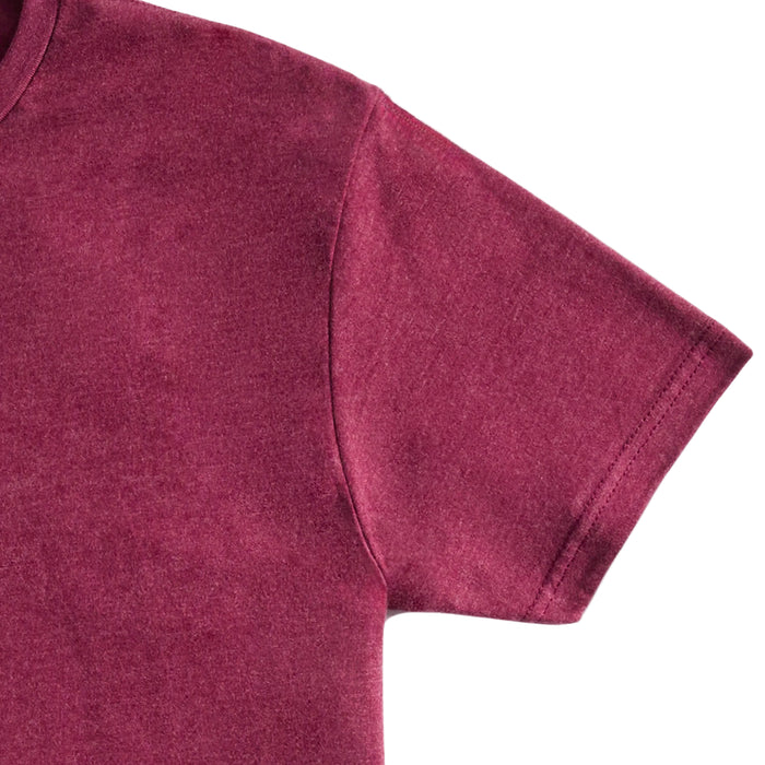 The Ezra Crewneck - Heather Maroon