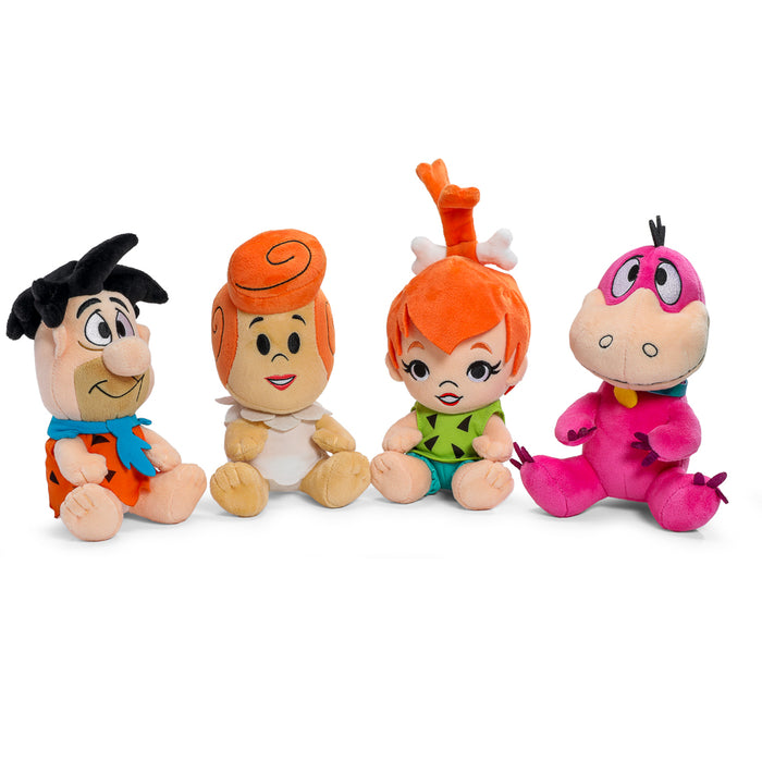 Soft Dino Phunny plush from The Flintstones featuring colorful fabric and detailed dinosaur design, perfect for cuddling and display.