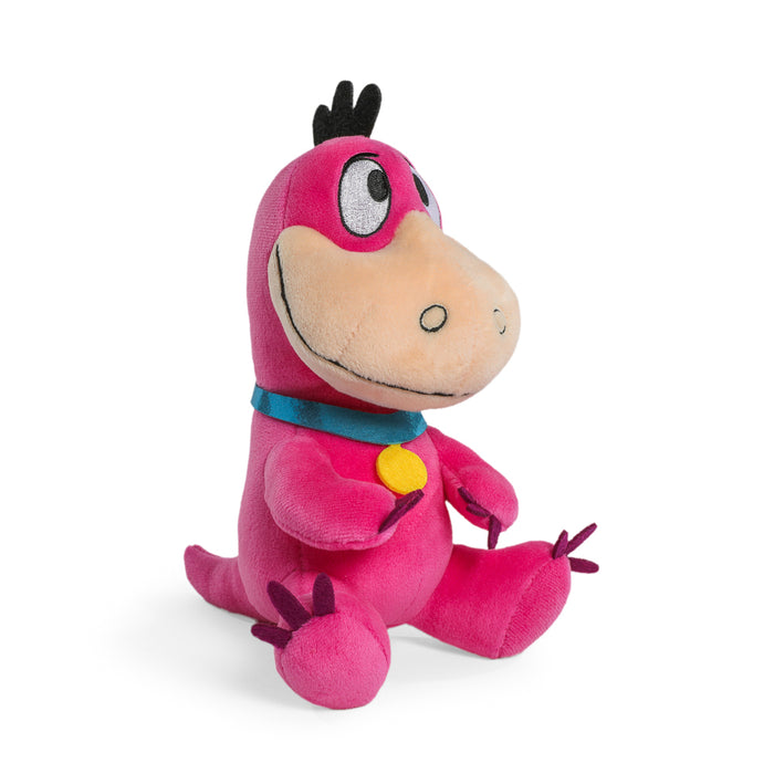 Four plush toys featuring The Flintstones characters Fred, Wilma, Pebbles, and Dino from the Phunny Plush 4-Pack Bundle.
