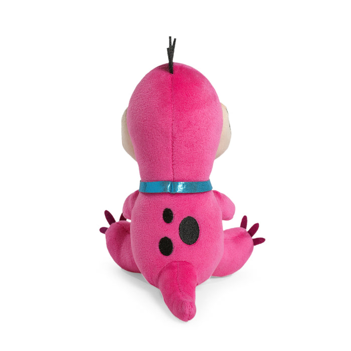 Four plush toys featuring The Flintstones characters Fred, Wilma, Pebbles, and Dino from the Phunny Plush 4-Pack bundle.