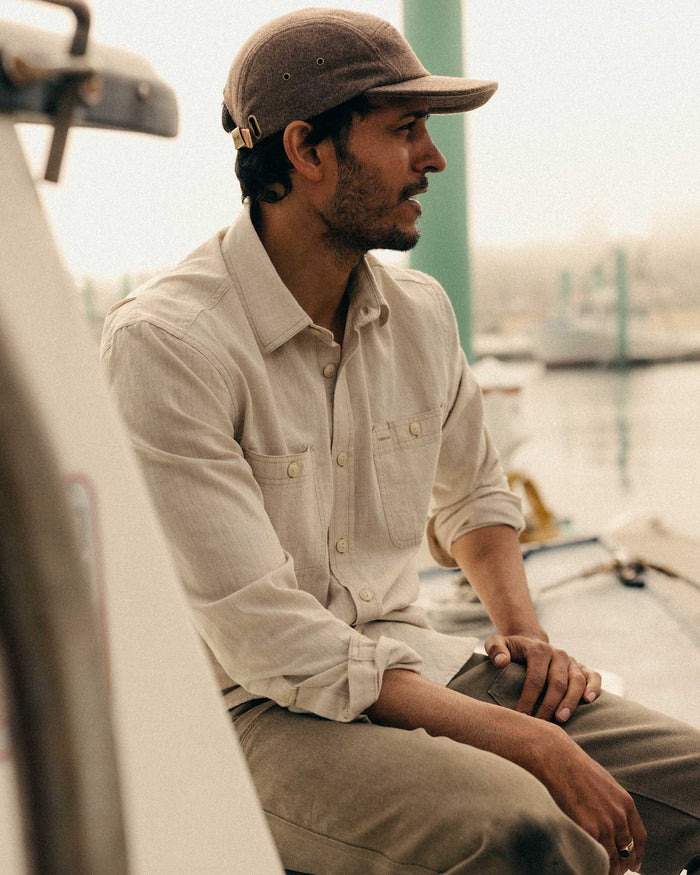 The Foundry Shirt in Natural Chambray