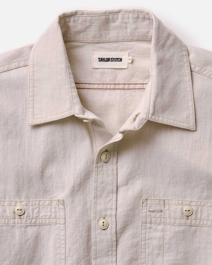 The Foundry Shirt in Natural Chambray