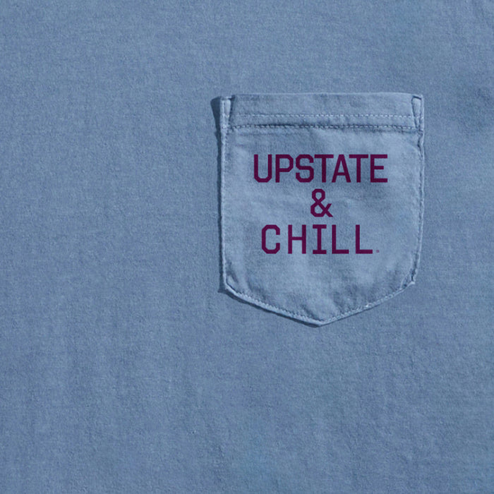 The Heart: Upstate & Chill® Pocket T - Blue Jean