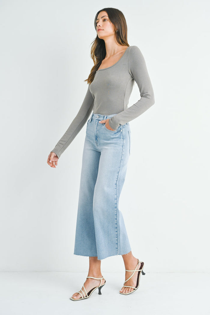 The Scissor Cut Wide Leg Jean BP460J - Light Denim