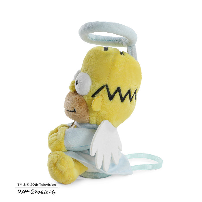 The Simpsons Homer Angel Shoulder Plush Phunny toy featuring Homer as an angel, soft plush with detailed character design.