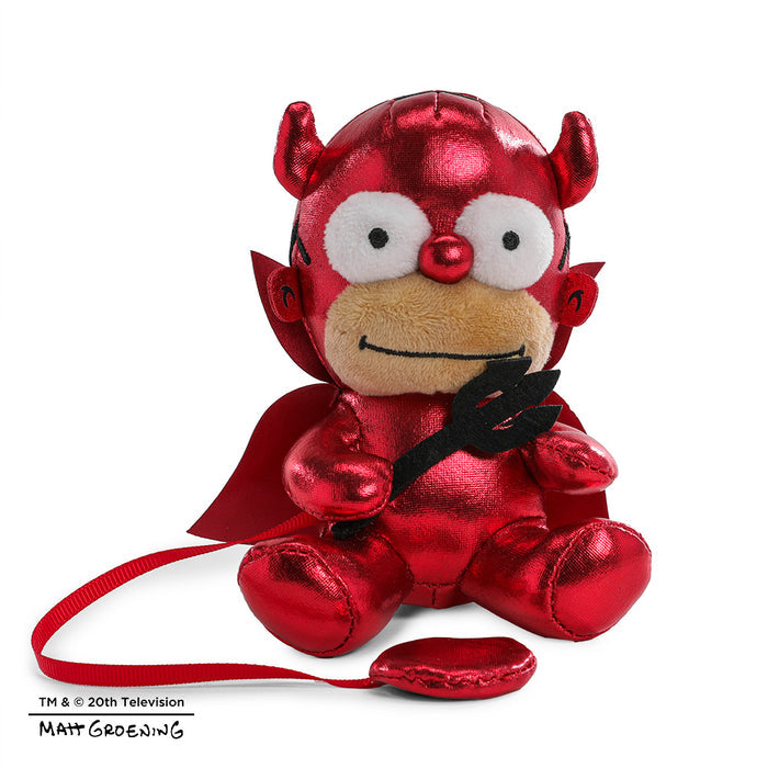 Homer Devil Plush Shoulder Phunny from The Simpsons featuring Homer with a devil costume and plush design.