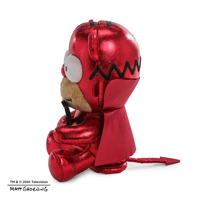 Homer Devil Plush Shoulder Phunny from The Simpsons featuring Homer with a devil costume and plush, soft texture.