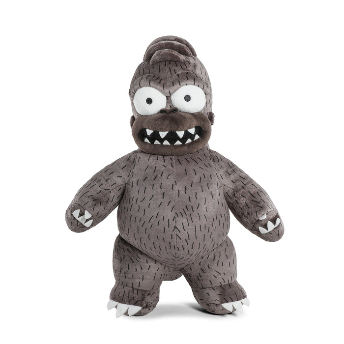 Homerzilla plush from The Simpsons featuring Homer Simpson as a giant monster, soft and detailed character plush toy.