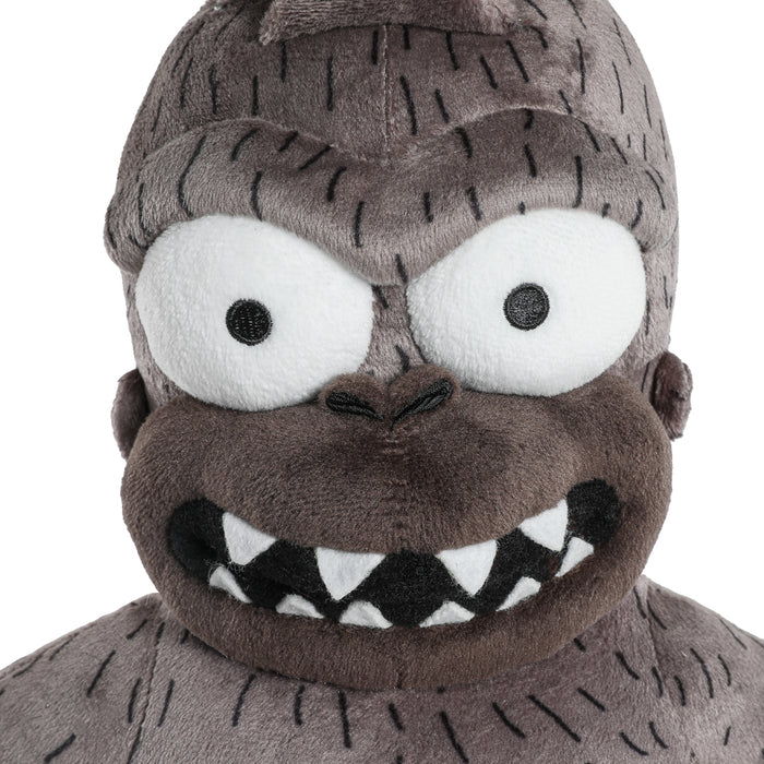 Homerzilla plush from The Simpsons featuring a soft, detailed plush toy of Homer Simpson as Godzilla character.