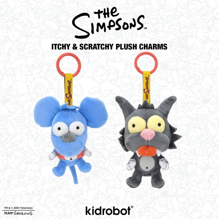 The Simpsons - Itchy & Scratchy Plush Charm Bundle 2-Pack on Kidrobot.com