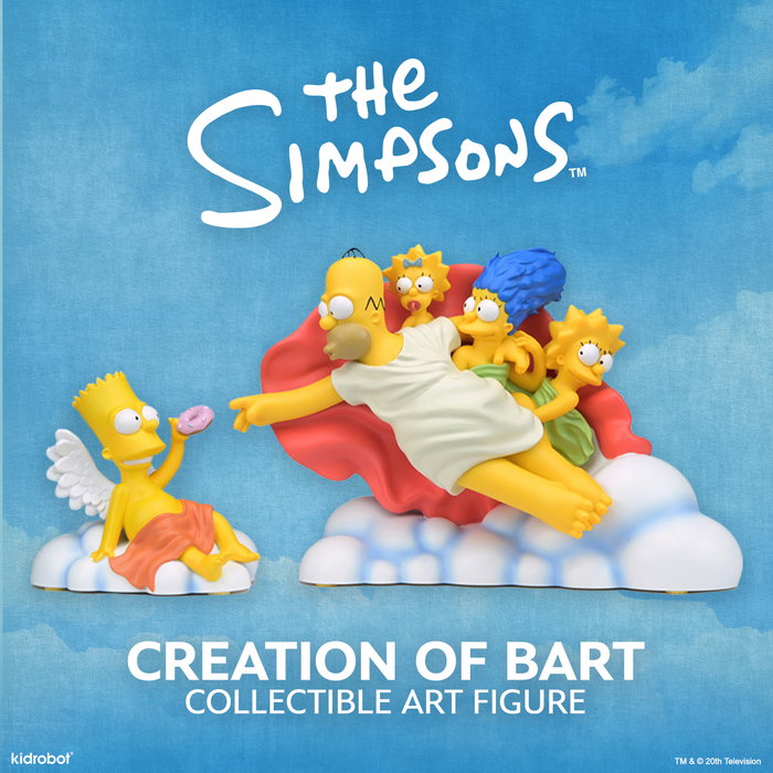 The Simpsons - The Creation of Bart Art Figure Set on Kidrobot.com