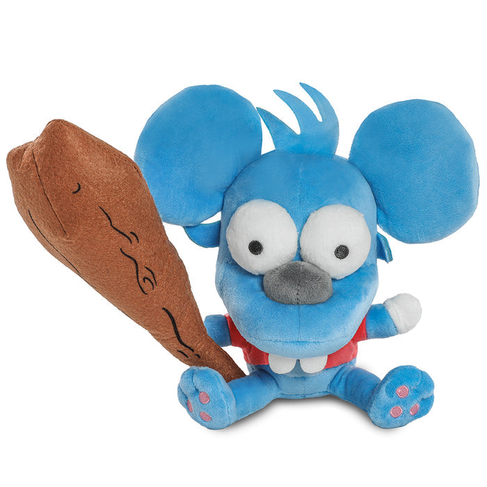 Interactive Itchy Plush from The Simpsons Phunny collection, soft plush toy featuring the iconic character in detailed design.