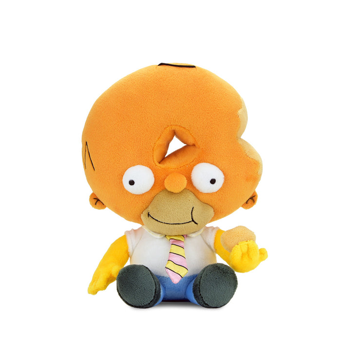 Donut Head Homer Phunny plush from The Simpsons Treehouse of Horror series, soft character toy with detailed Homer design.