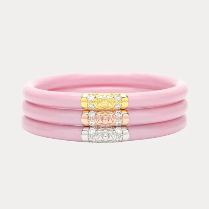 Three Kings All Weather Bangles- Pink