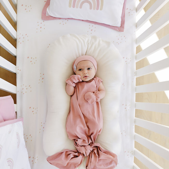 Three Piece Baby Crib Set - Crib Sheet, Blanket & Skirt