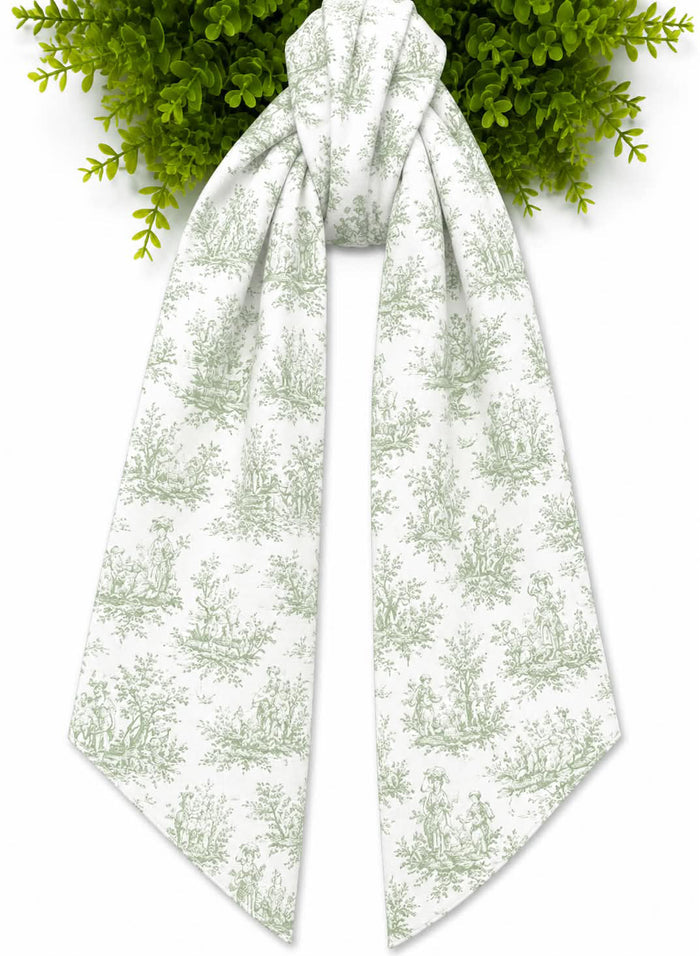 Toile Wreath Sash- Canvas Weight With or Without Trim