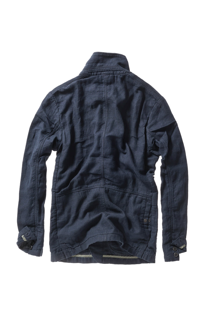 Tropical Trap Blazer - Dark Navy Hopsack