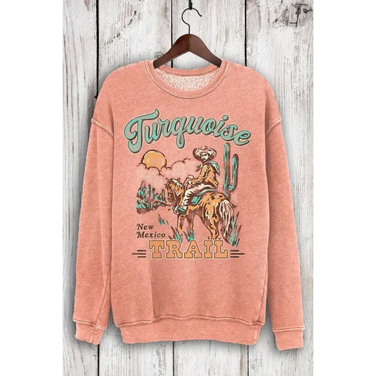 Turquoise Trail Cowboy Mineral Sweatshirts