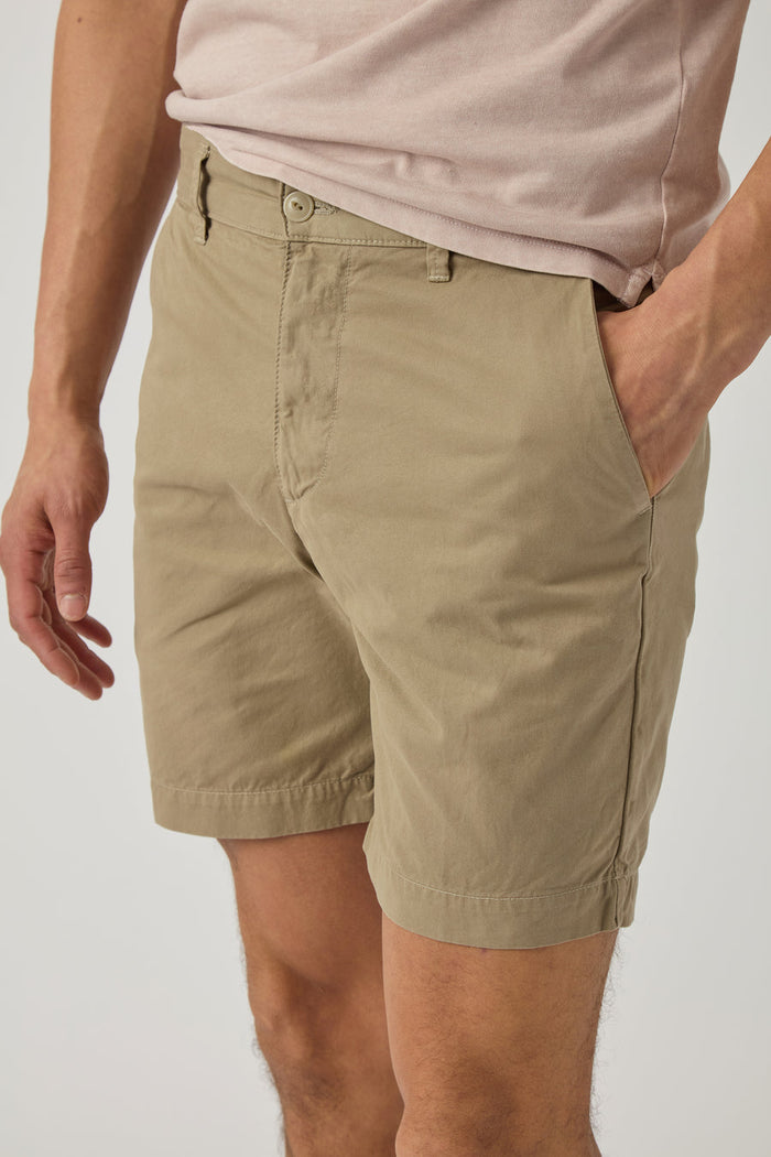 Twill Standard Short 7" - Khaki