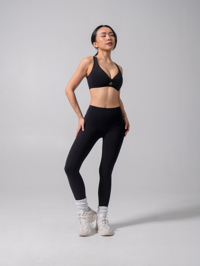 Twist Fit Sports Bra - Onyx Black