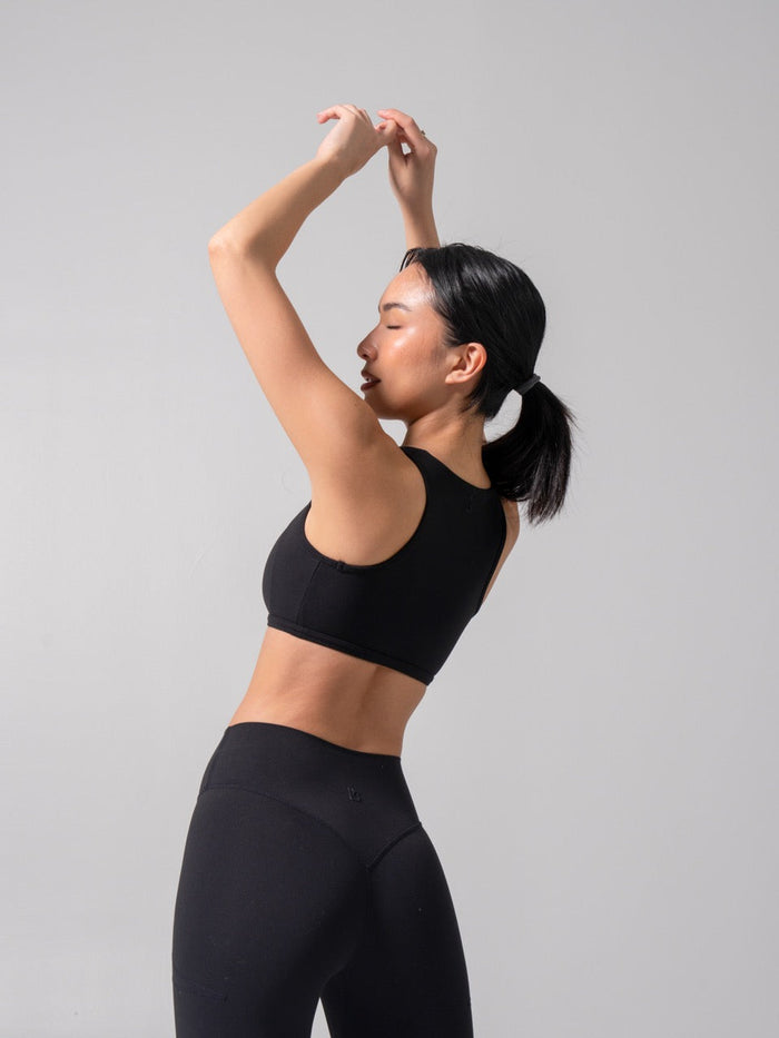 Twist Fit Sports Bra - Onyx Black