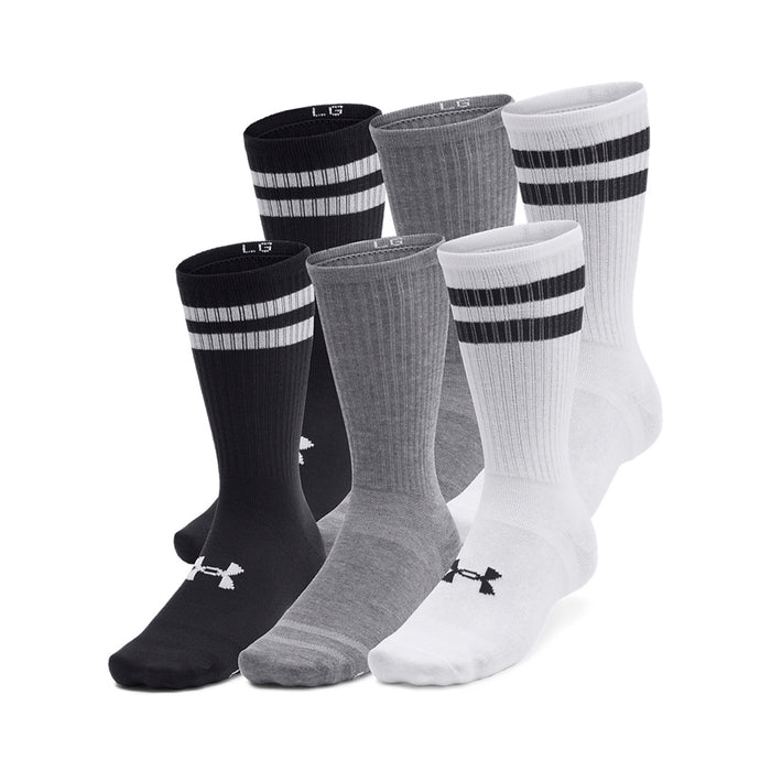UA Unisex Essential 6-Pack Crew Socks | 1387058