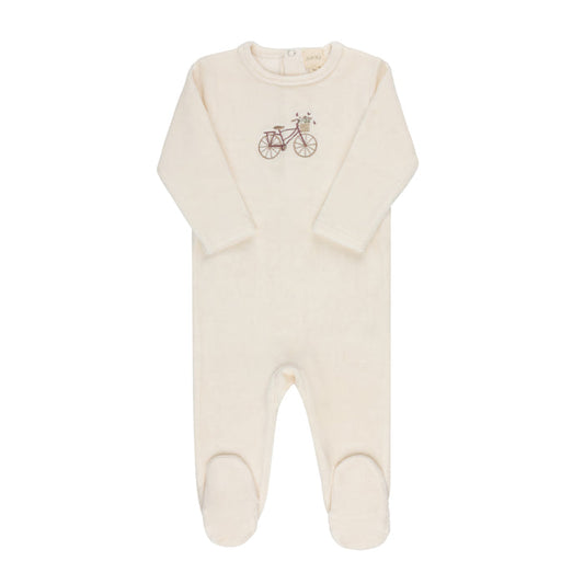 Velour Bicycle Collection - Footie