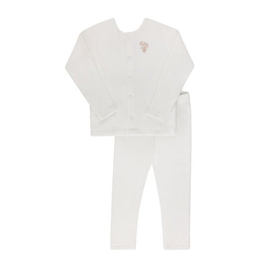 Velour Center Floral Collection - Lounge Set