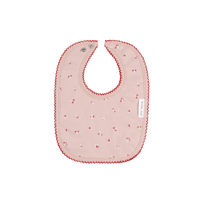Velour Cluster Flower & Leaf Collection - Cotton Bib
