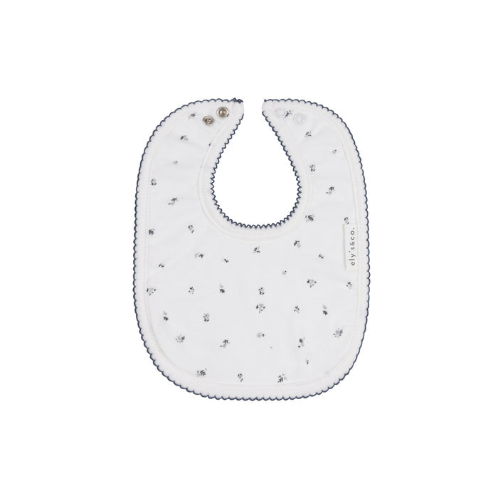 Velour Cluster Flower & Leaf Collection - Cotton Bib