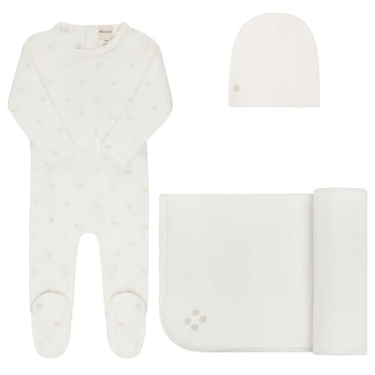 Velour Embroidered Floral Collection - Take Me Home Set