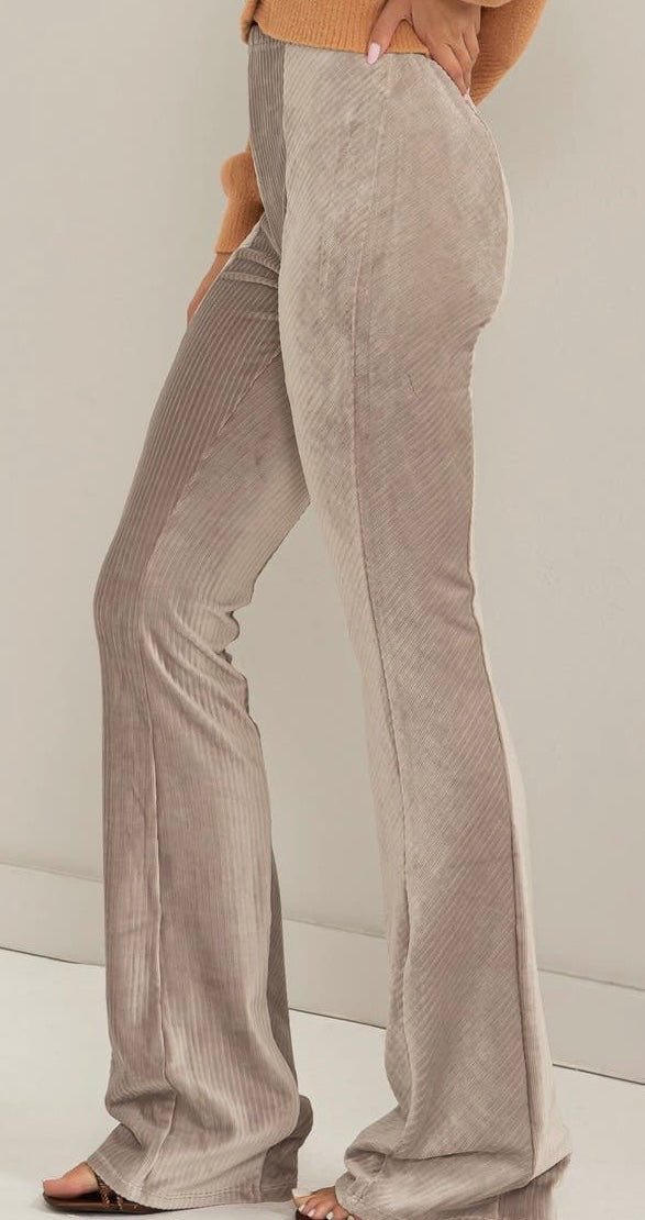 Velour flares