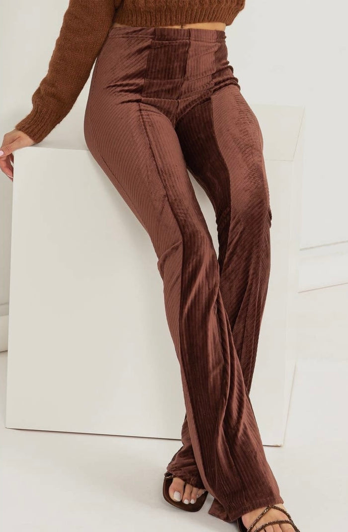 Velour flares
