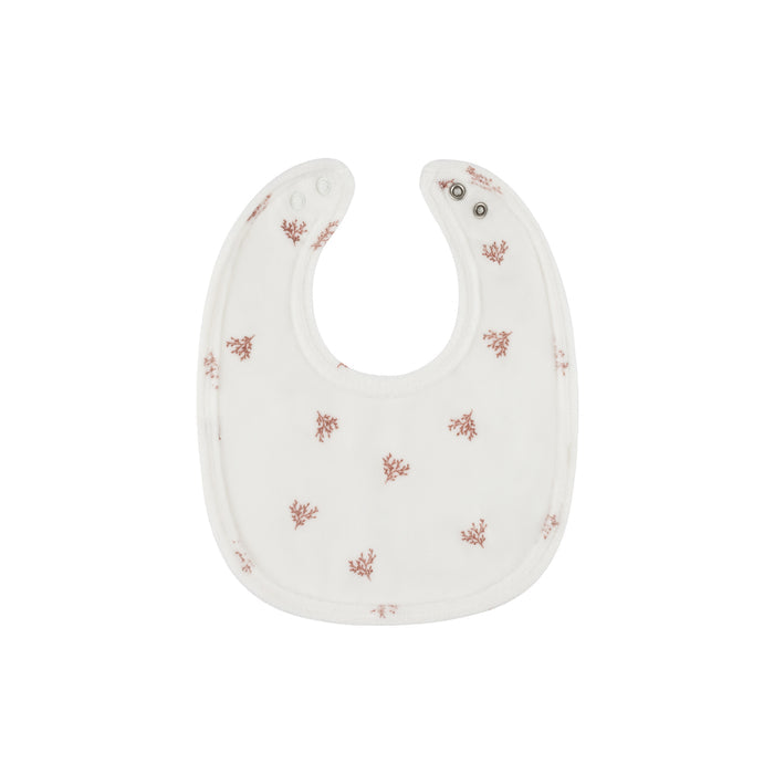 Velour Leaf Pattern Collection - Bib