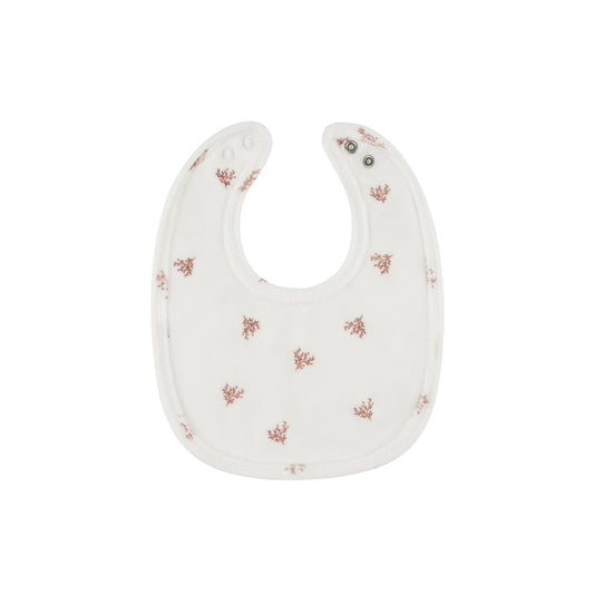 Velour Leaf Pattern Collection - Bib