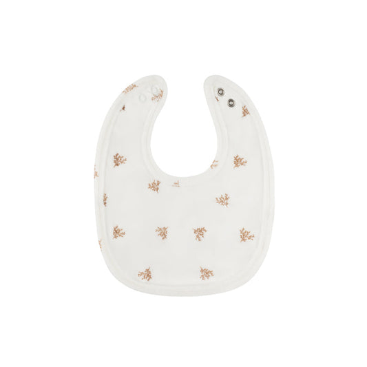 Velour Leaf Pattern Collection - Bib