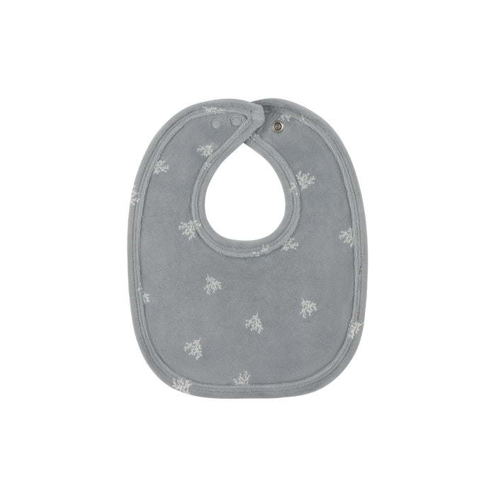 Velour Leaf Pattern Collection - Bib