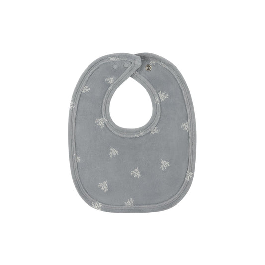 Velour Leaf Pattern Collection - Bib