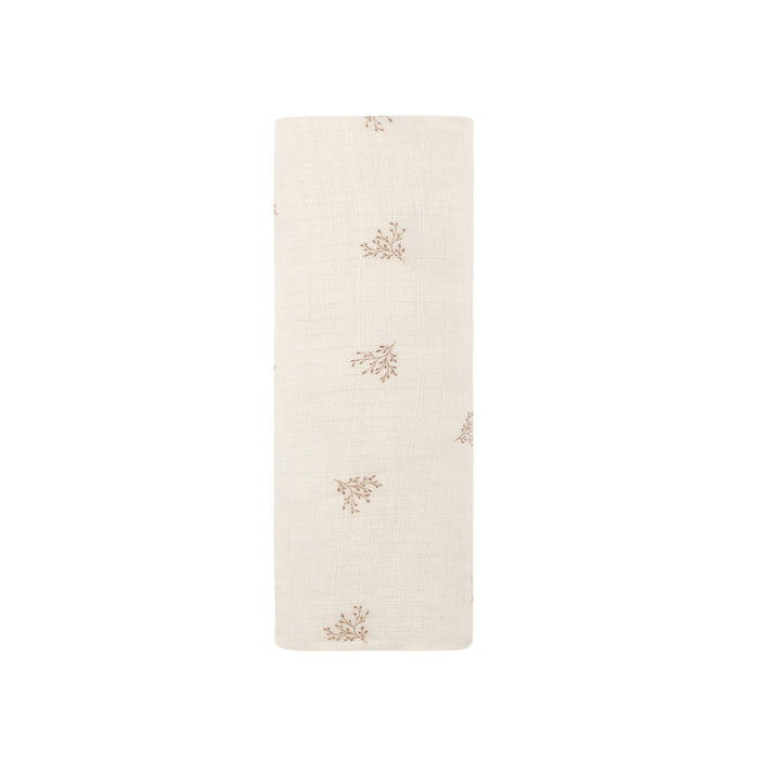 Velour Leaf Pattern Collection - Muslin Swaddle