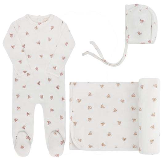 Velour Leaf Pattern Collection - Take Me Home Set