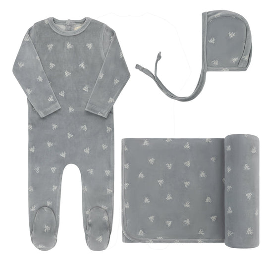 Velour Leaf Pattern Collection - Take Me Home Set