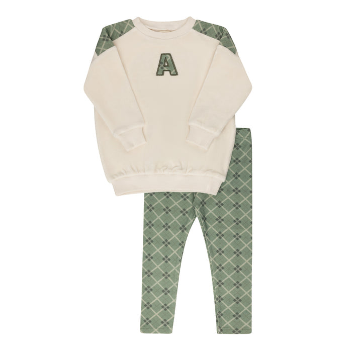 Velour Liberty Plaid A Collection - Lounge Set