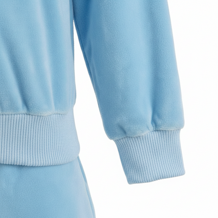 Velour Patch Short Set