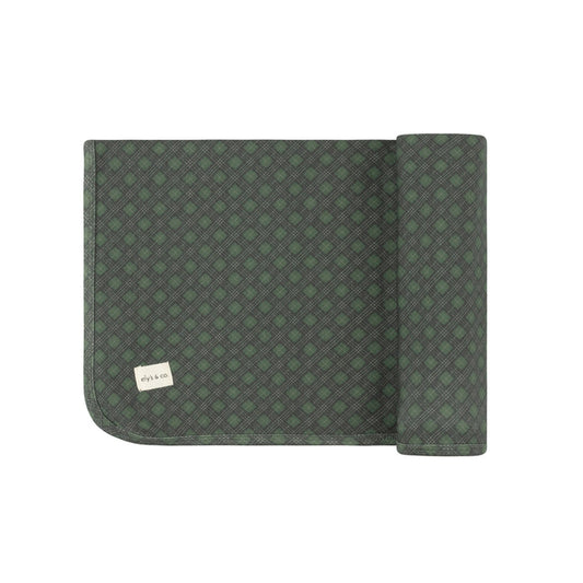 Velour Plaid Bear Collection - Blanket
