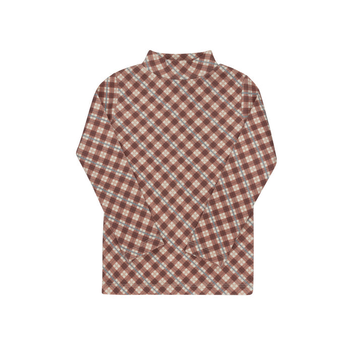 Velour Plaid Bear Collection - Turtle Neck
