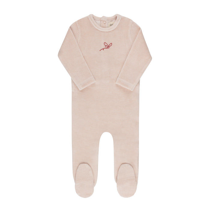 Velour Stripe Collection - Footie