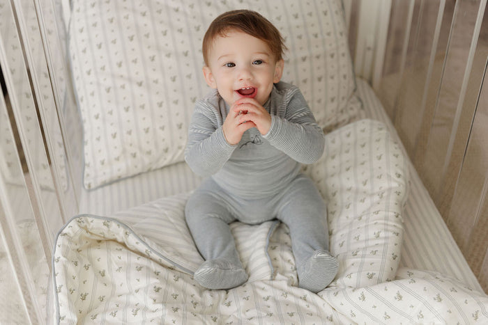 Velour Stripe Collection - Footie