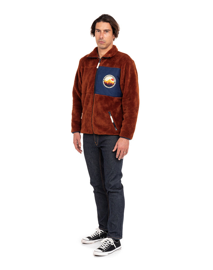 veste sherpa goldenbrow PULLIN en polyester